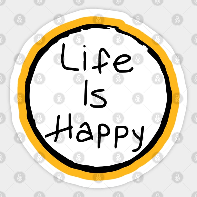 Life is Happy Sticker by Sunny Legends